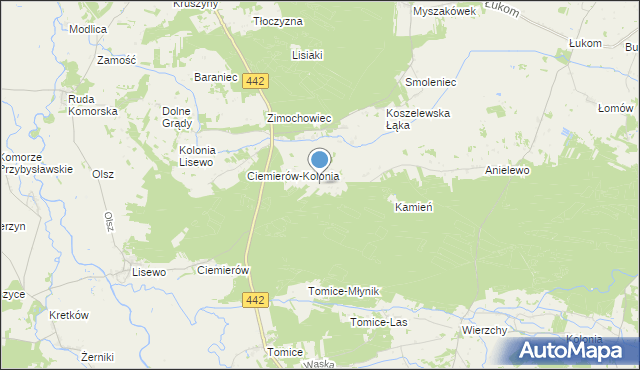 mapa Kolonia Janowska, Kolonia Janowska na mapie Targeo